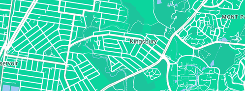 Map showing the location of PCKinetics in Kingsbury, VIC 3083