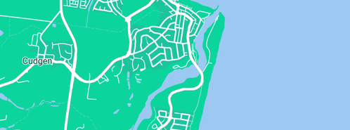 Map showing the location of Art on the Brain in Kingscliff, NSW 2487