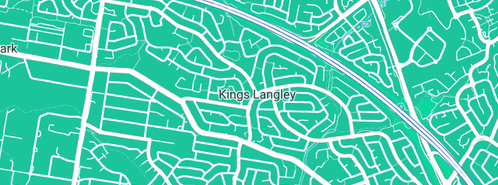 Map showing the location of Machin Stephens & Brown Pty Ltd in Kings Langley, NSW 2147