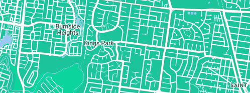 Map showing the location of Abela's Total Tiling Service in Kings Park, VIC 3021