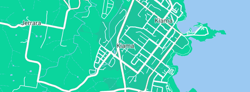 Map showing the location of Planet Footprint Pty Ltd in Kiama, NSW 2533