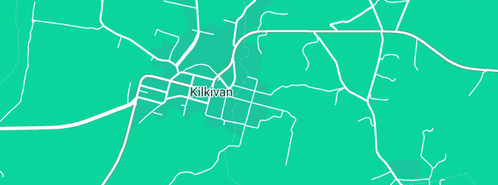 Map showing the location of Kilkivan Cemetery in Kilkivan, QLD 4600