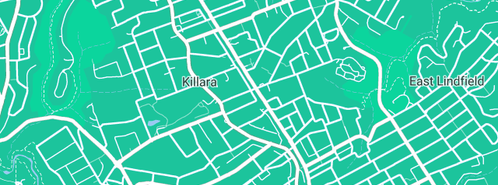 Map showing the location of Killara High School in Killara, NSW 2071