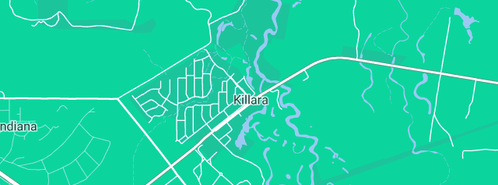 Map showing the location of Riverina Rammed Earth Construction in Killara, VIC 3691