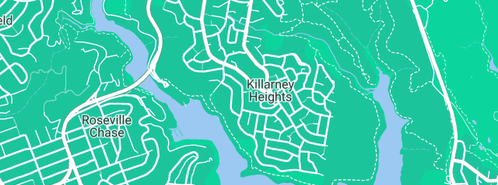 Map showing the location of Frazer & Associates Pty Ltd in Killarney Heights, NSW 2087