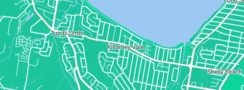Map showing the location of Darren Rucker in Killarney Vale, NSW 2261