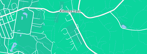 Map showing the location of Soysation in Kilmore East, VIC 3764