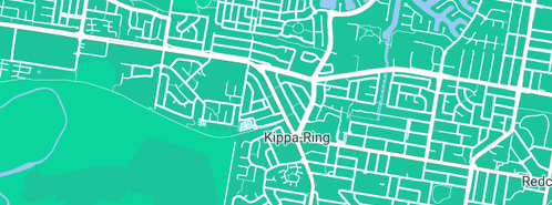 Map showing the location of Amethyst Heights in Kippa-Ring, QLD 4021
