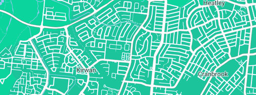 Map showing the location of Reflexions Dance Studio in Kirwan, QLD 4817