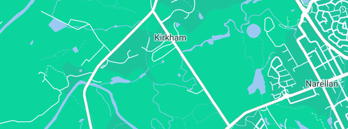 Map showing the location of Kirkham Heritage Fences in Kirkham, NSW 2570