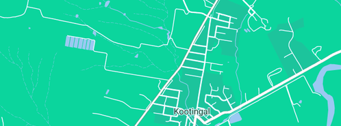 Map showing the location of Metro Kootingal Takeaway in Kootingal, NSW 2352