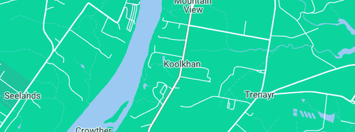 Map showing the location of Car Boneyard in Koolkhan, NSW 2460