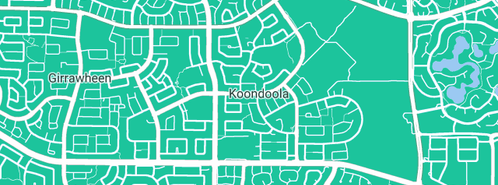 Map showing the location of New Age Paving in Koondoola, WA 6064