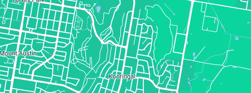 Map showing the location of Australia Post in Kooringal, NSW 2650