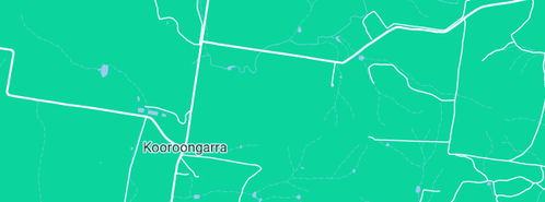 Map showing the location of Beauty Effects in Kooroongarra, QLD 4357