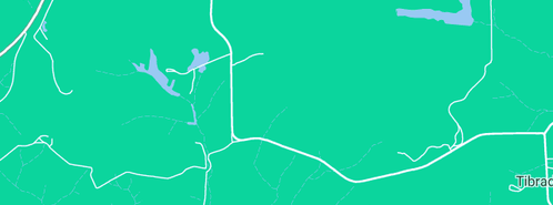 Map showing the location of Bringo Springs Marron Farm in Kojarena, WA 6532