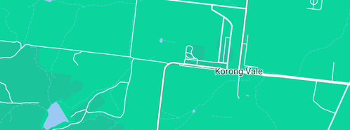 Map showing the location of Korong Vale Primary School in Korong Vale, VIC 3520