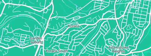 Map showing the location of Strathfield Car Radios in Kotara, NSW 2289