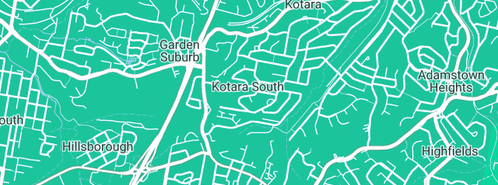Map showing the location of Joslin Street Pharmacy in Kotara South, NSW 2289
