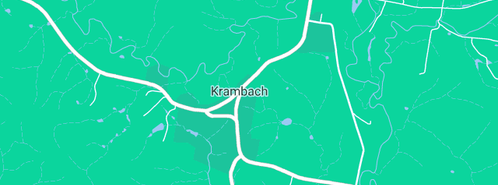 Map showing the location of Krambach Service Stations in Krambach, NSW 2429