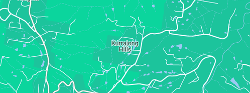 Map showing the location of Kurrajong North Public School in Kurrajong Hills, NSW 2758