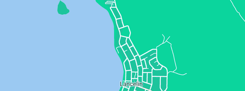 Map showing the location of Service Station Toilet Lancelin in Lancelin, WA 6044