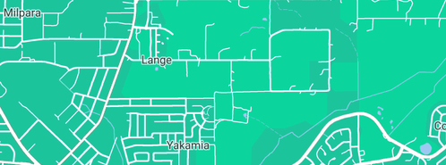 Map showing the location of Rainbird Farm in Lange, WA 6330