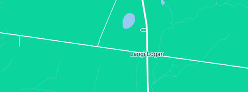 Map showing the location of Brennan M G in Langi Logan, VIC 3377