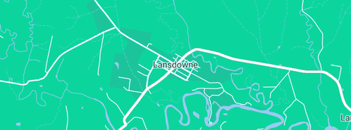 Map showing the location of Bryce Berridge Backhoe Hire in Lansdowne, NSW 2430