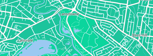 Map showing the location of Chateau Lakeside Restaurant in Lansdowne, NSW 2163