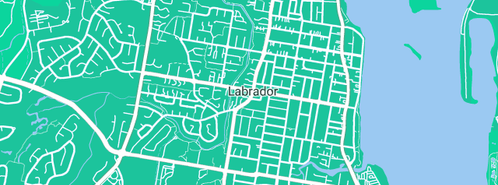 Map showing the location of Family Cleaning Services in Labrador, QLD 4215