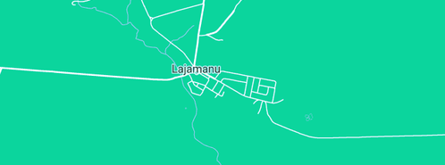 Map showing the location of Lajamanu Service Station in Lajamanu, NT 852