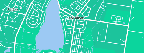 Map showing the location of Riverina Iris Farm in Lake Albert, NSW 2650