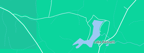 Map showing the location of Air Frontier Pty Ltd in Lake Bennett, NT 822