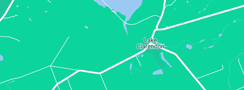 Map showing the location of Linnan T P in Lake Clarendon, QLD 4343