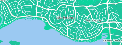 Map showing the location of Jt Business Services in Lake Heights, NSW 2502