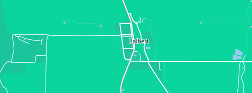 Map showing the location of Kelly G B in Lalbert, VIC 3542