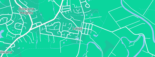 Map showing the location of Largs Park in Largs, NSW 2320