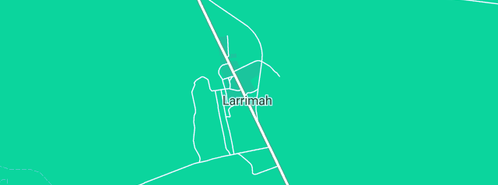 Map showing the location of Larrimah Museum in Larrimah, NT 852