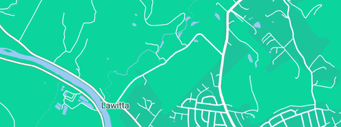 Map showing the location of Derwent Valley Vegetation Control in Lawitta, TAS 7140
