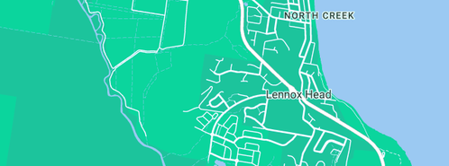 Map showing the location of Caroline Desmond & Associates in Lennox Head, NSW 2478