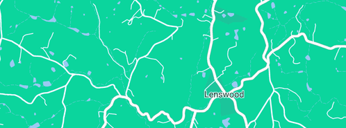 Map showing the location of Leland Est in Lenswood, SA 5240
