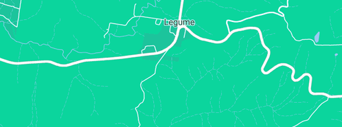 Map showing the location of Australia Post - Legume LPO in Legume, NSW 2476
