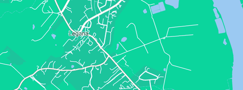 Map showing the location of JMB Envirosept in Legana, TAS 7277