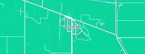 Map showing the location of Leitchville Party Hire in Leitchville, VIC 3567