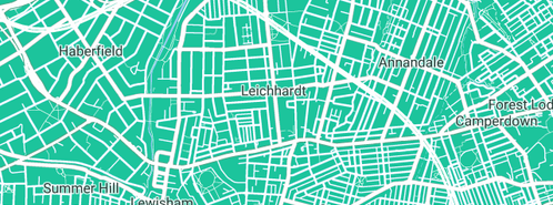 Map showing the location of Pocketronics in Leichhardt, NSW 2040