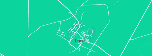 Map showing the location of Leinster Local Post Office in Leinster, WA 6437