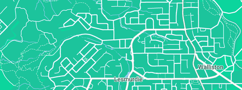 Map showing the location of Job Done Complete Tree Services in Lesmurdie, WA 6076