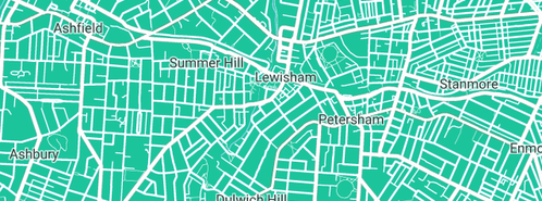 Map showing the location of Lewisham Smash Repairs in Lewisham, NSW 2049