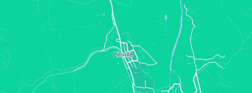 Map showing the location of Brown G A in Linville, QLD 4306